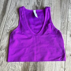 Athleta Radiant Aurora Seamless Purple Tank Top